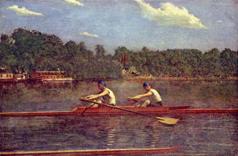 Thomas Eakins The Biglen Brothers Racing France oil painting art